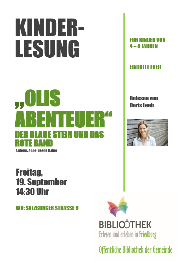 Plakat Kinderlesung