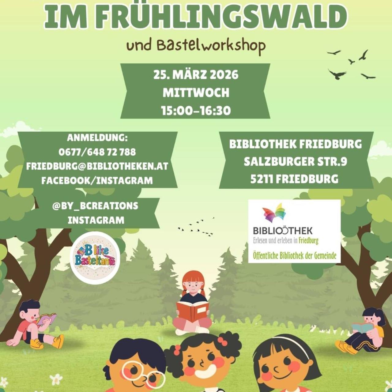 Blumenwiese mit Kinder Plakat