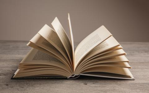 Buch aufgeschlagen